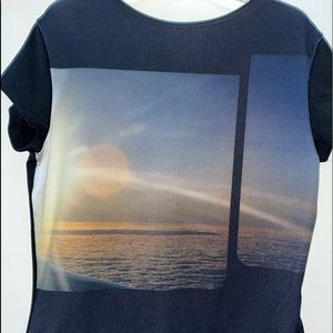 Sunset crop top